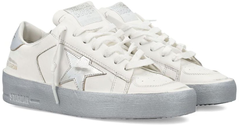 Golden Goose Sneakers White/Silver Wit