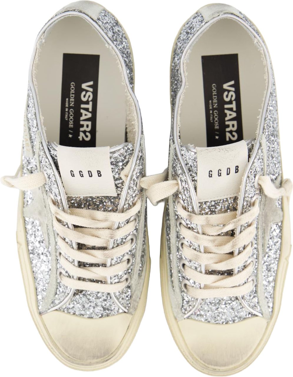 Golden Goose Dames V- Star 2 Sneaker Metallic Metallic
