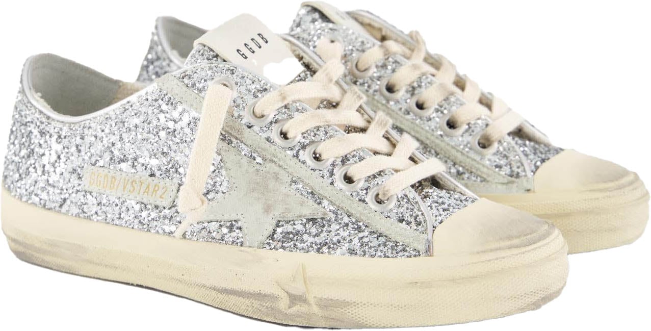 Golden Goose Dames V- Star 2 Sneaker Metallic Metallic