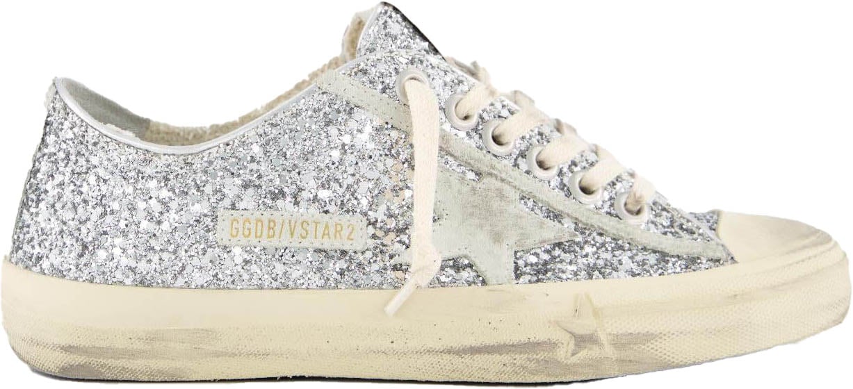 Golden Goose Dames V- Star 2 Sneaker Metallic Metallic