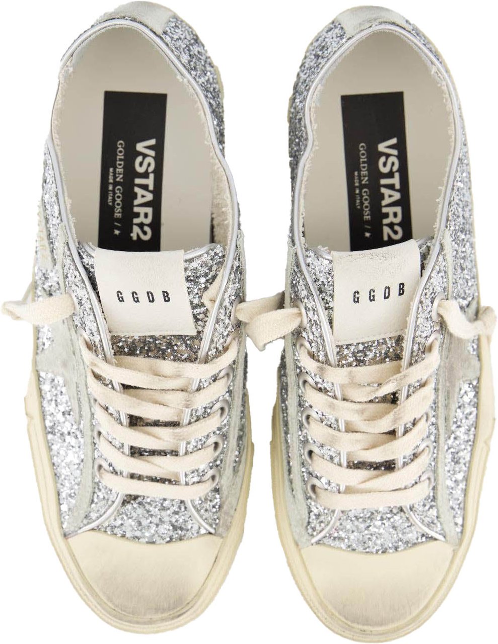 Golden Goose Dames V- Star 2 Sneaker Metallic Metallic