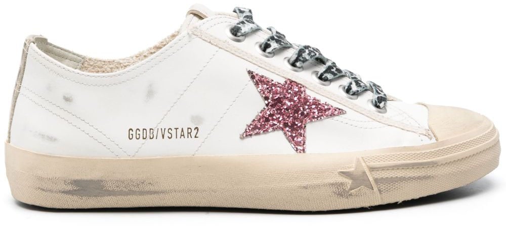 Golden Goose Sneakers Whiteburgundy Rood