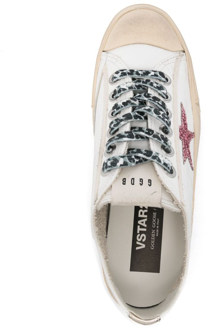 Golden Goose Sneakers Whiteburgundy Rood