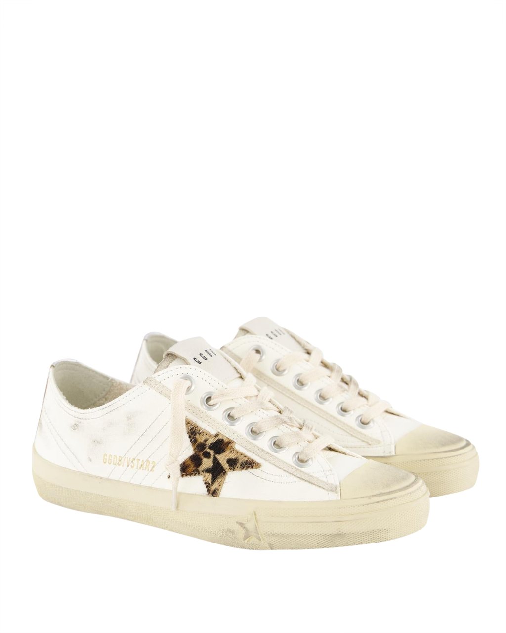 Golden Goose Dames V-Star 2 Sneaker Wit/Leo Wit