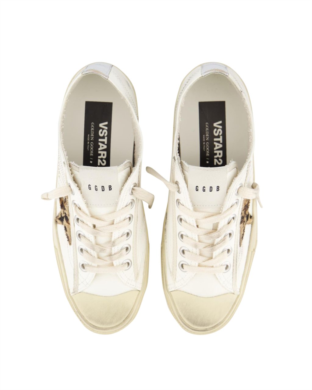 Golden Goose Dames V-Star 2 Sneaker Wit/Leo Wit