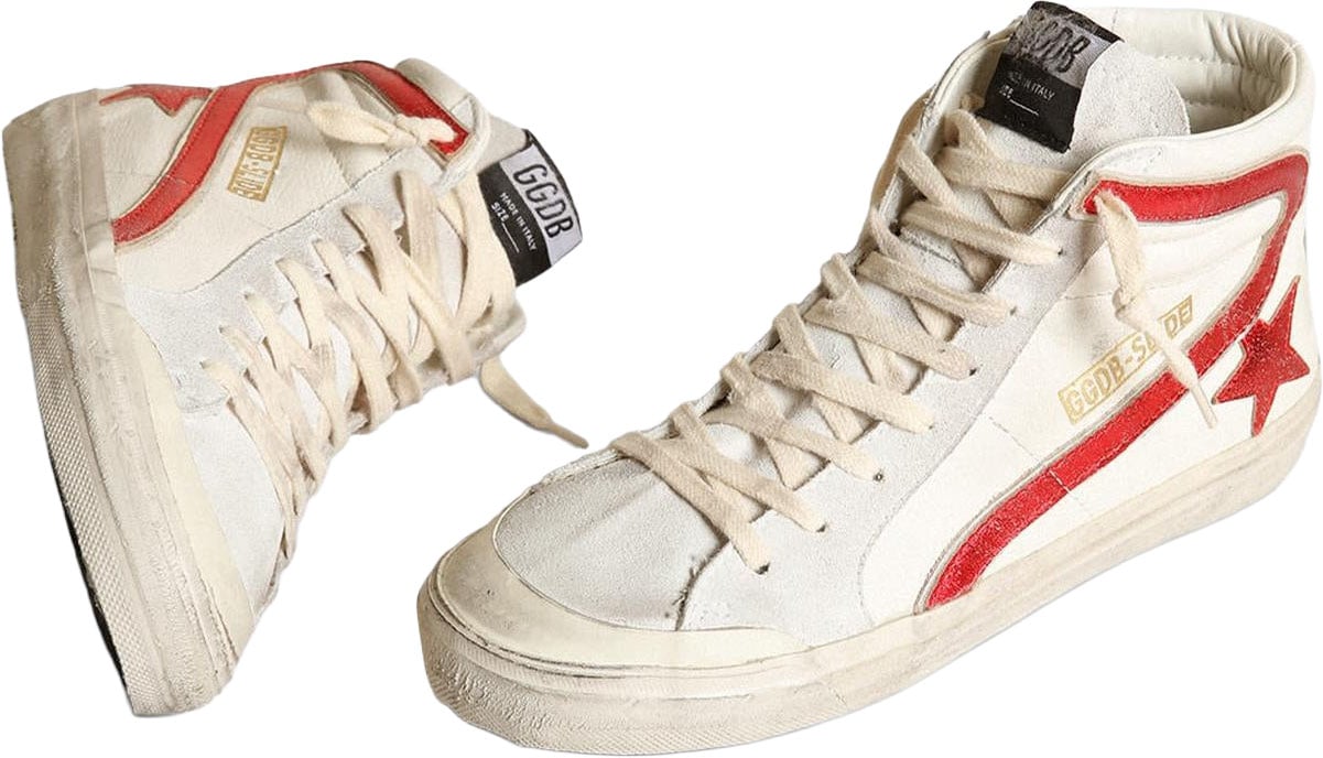 Golden Goose Dames Slide Penstar sneakers Wit