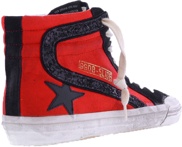 Golden Goose Dames Slide Sneaker Rood/Zwart Rood