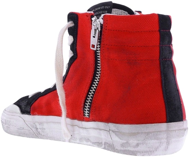 Golden Goose Dames Slide Sneaker Rood/Zwart Rood