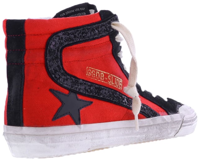 Golden Goose Dames Slide Sneaker Rood/Zwart Rood