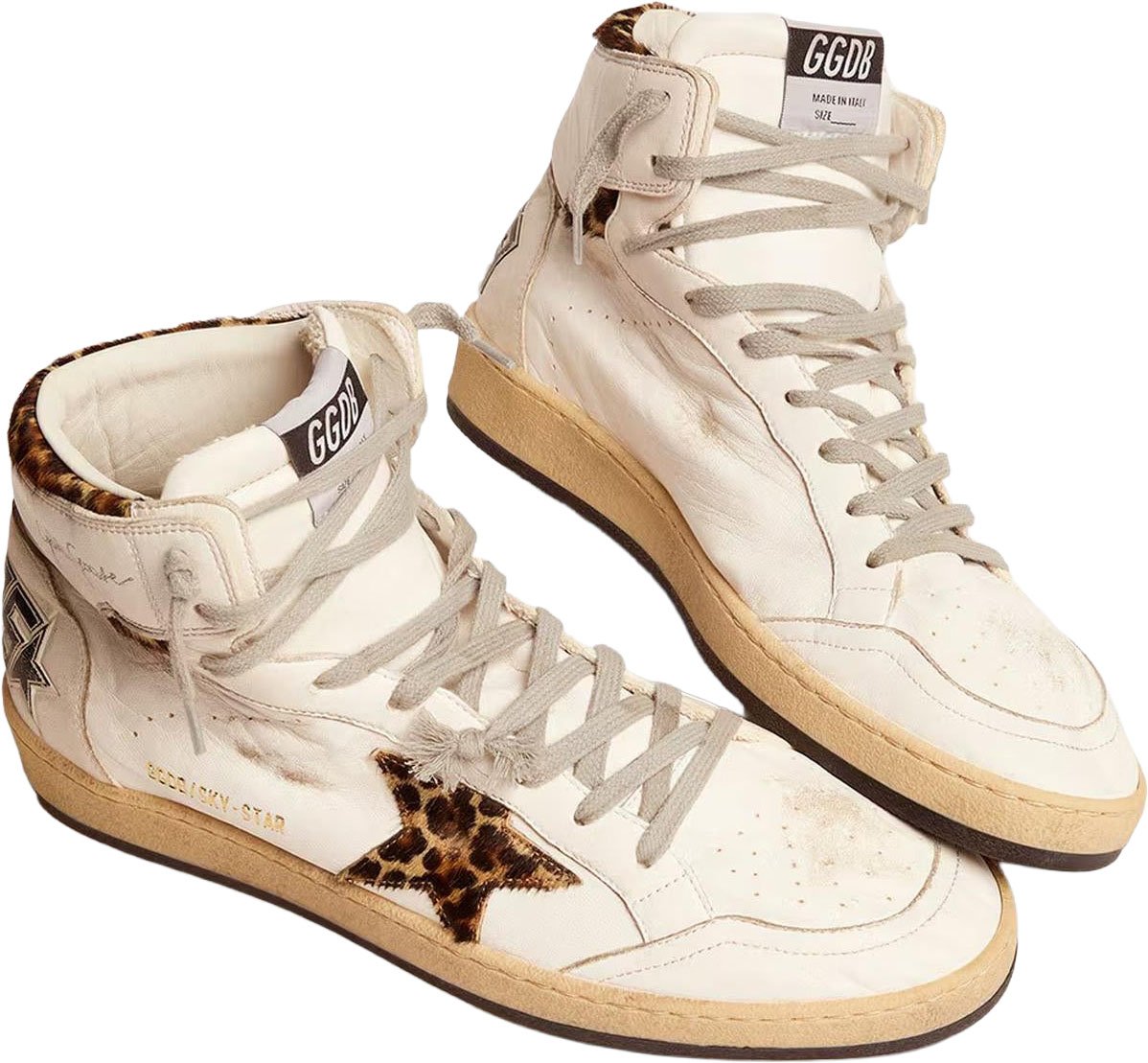 Golden Goose Dames Sky Star Serigraph sneakers Wit