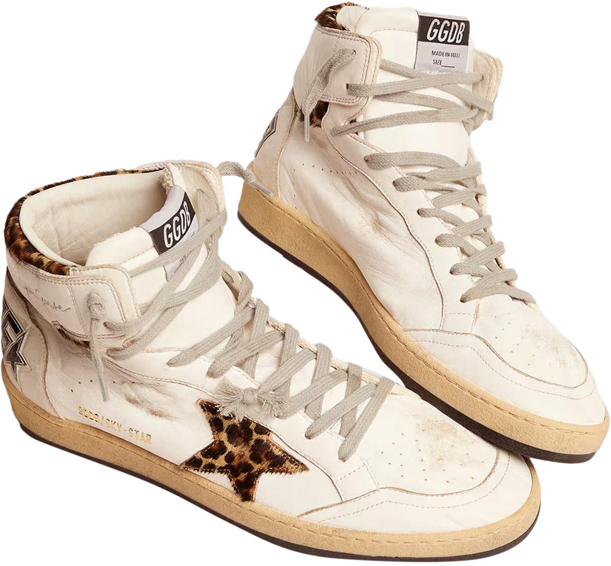 Golden Goose Dames Sky Star Serigraph Wit