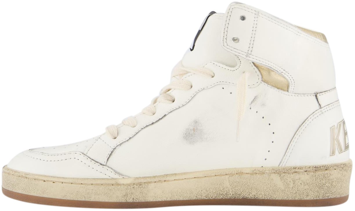 Golden Goose Dames Sky Star Sneaker Wit/Goud Wit