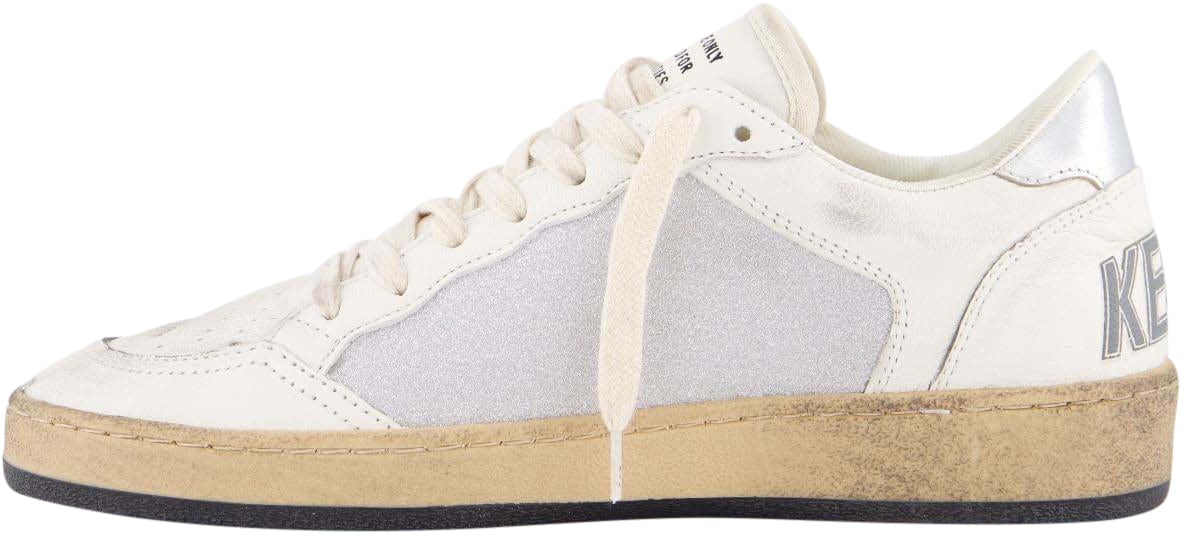 Golden Goose Dames Ballstar Sneaker Wit/Grijs Wit
