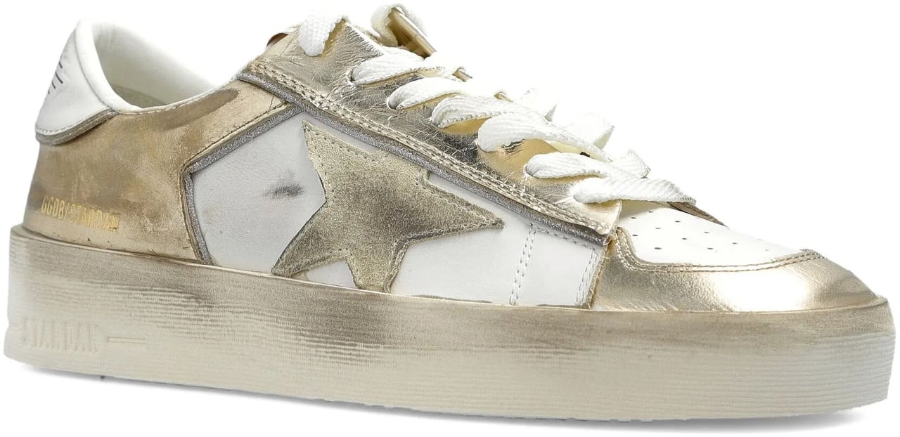 Golden Goose Sneakers Platinium/Milk/Beige Goud