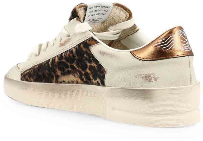 Golden Goose Sneakers Leopard Print Wit