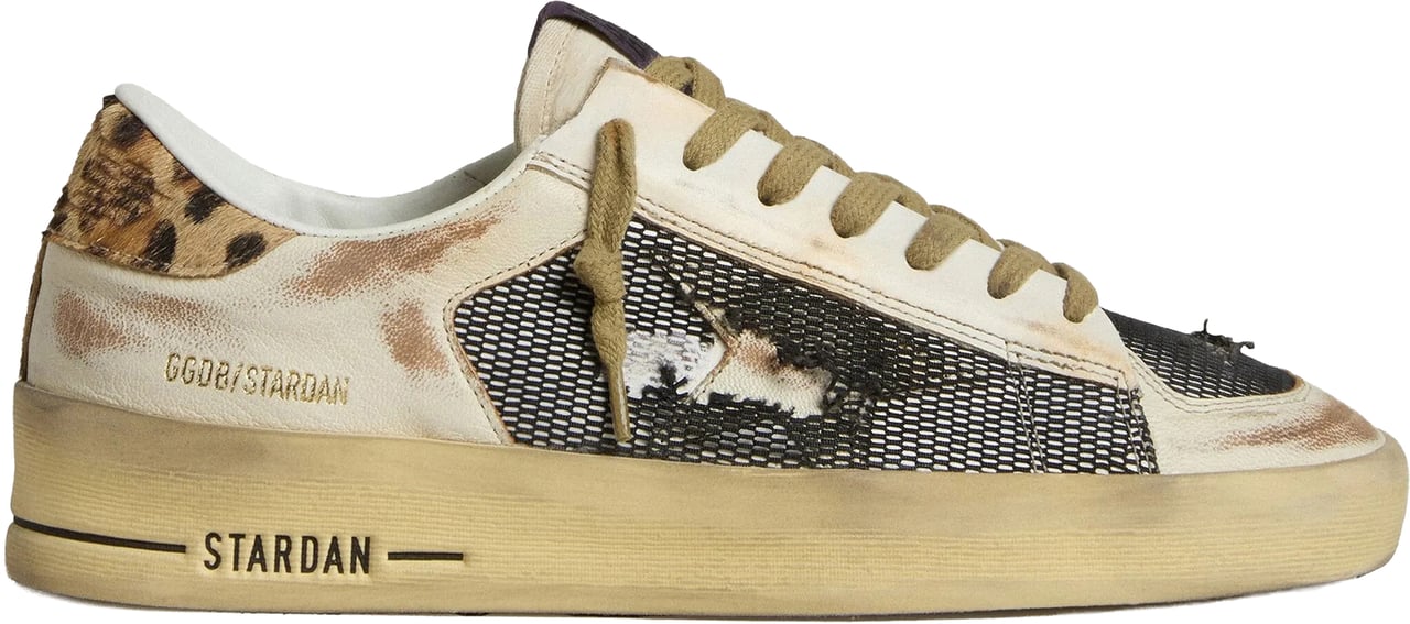 Golden Goose Sneakers Maculated/Beige Beige