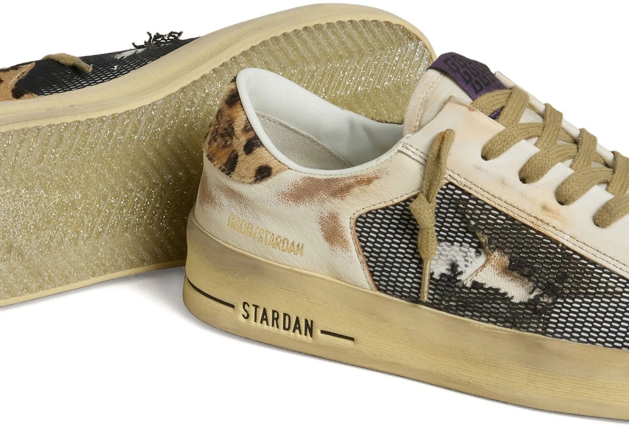 Golden Goose Sneakers Maculated/Beige Beige