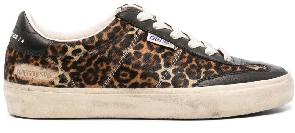 Golden Goose Sneakers Leopardato Bruin