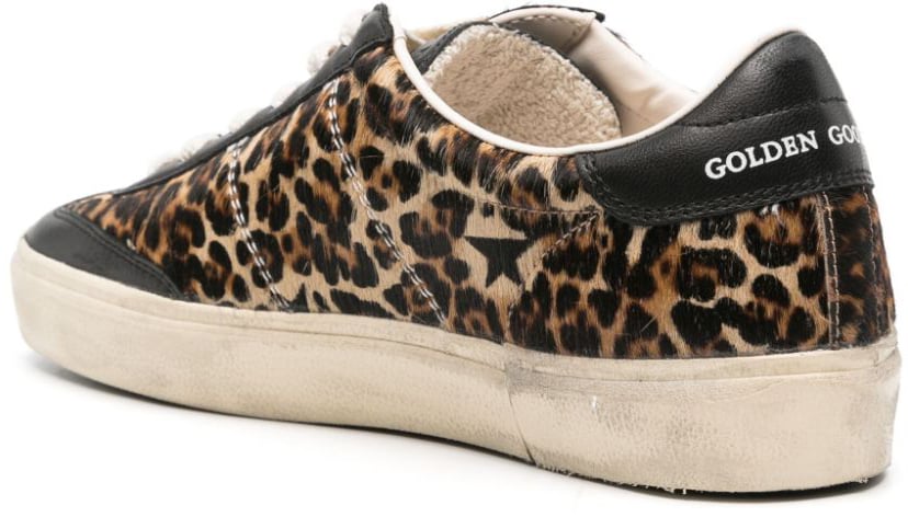 Golden Goose Sneakers Leopardato Bruin