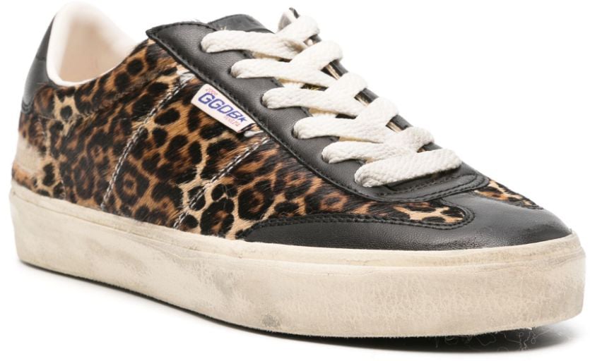 Golden Goose Sneakers Leopardato Bruin
