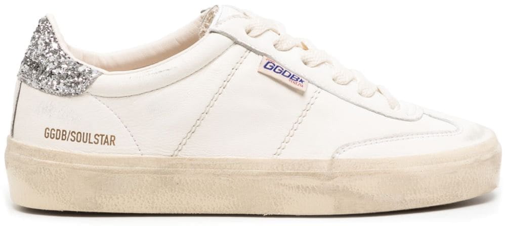 Golden Goose Sneakers Silver Zilver
