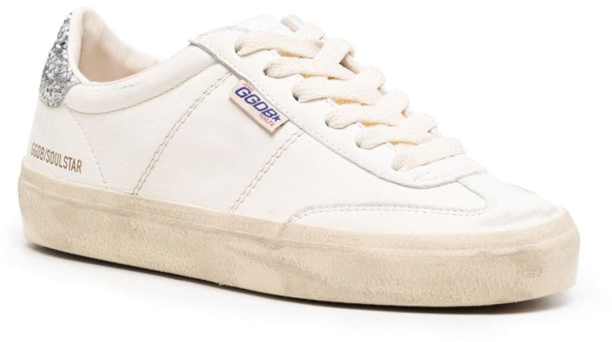 Golden Goose Sneakers Silver Zilver