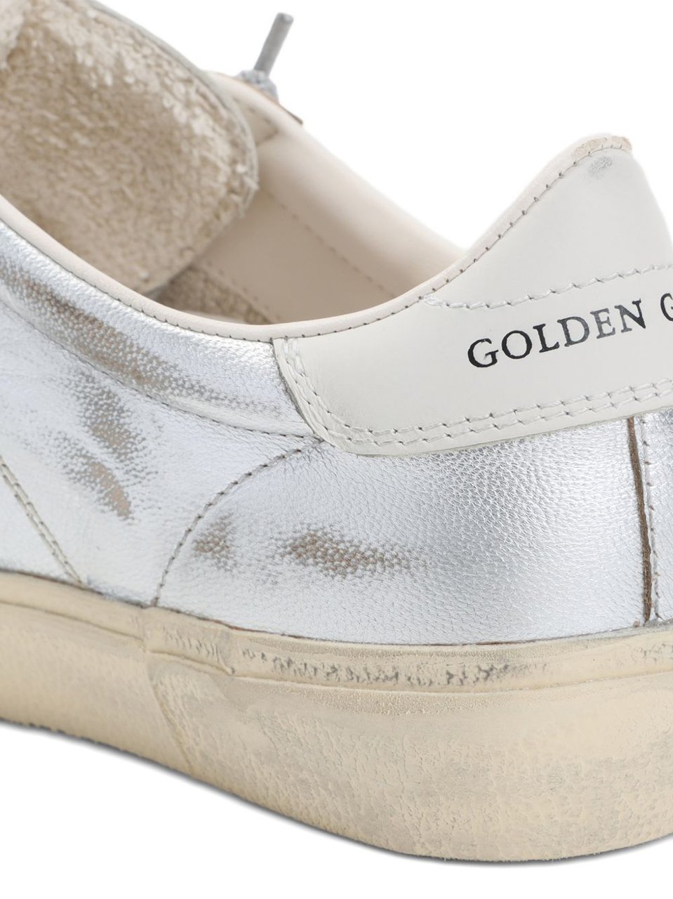 Golden Goose Sneakers Silver Zilver