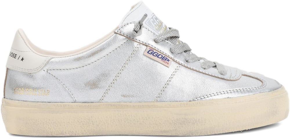 Golden Goose Sneakers Silver Zilver