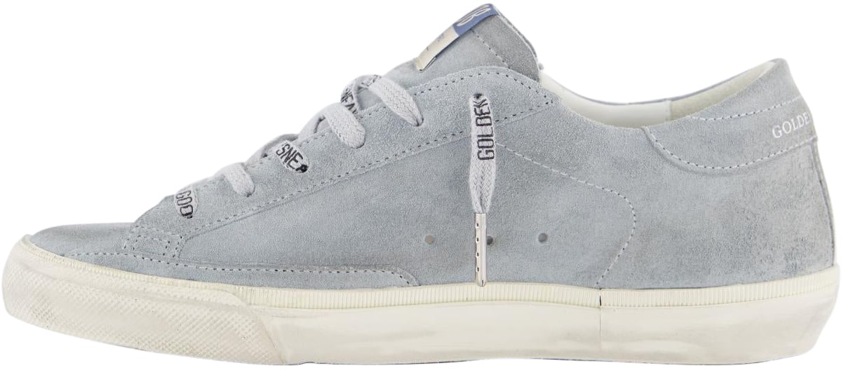 Golden Goose Dames Super-Star Sneaker Suede Blauw Blauw