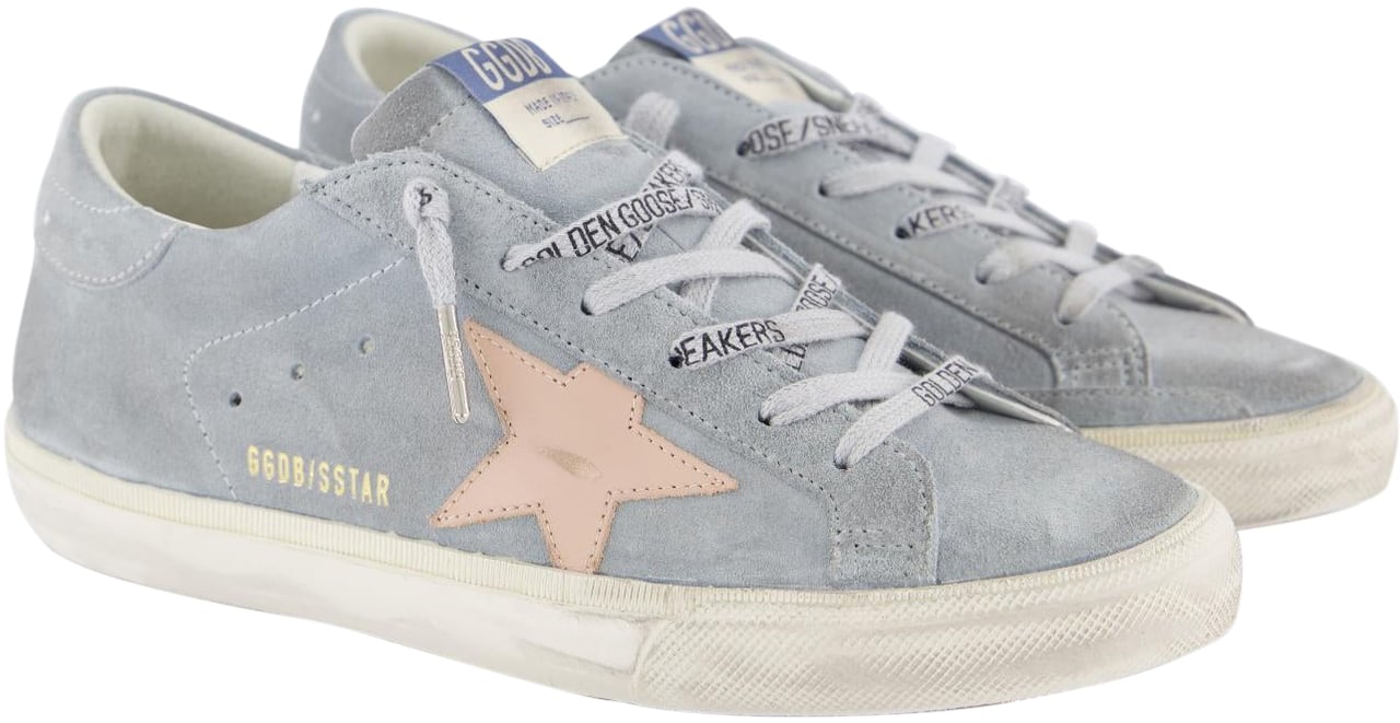 Golden Goose Dames Super-Star Sneaker Suede Blauw Blauw