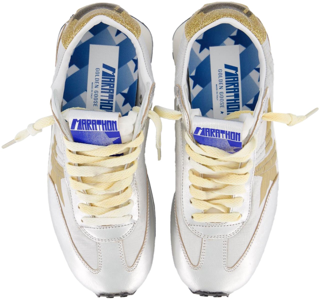 Golden Goose Dames Running Marathon Metallic Metallic