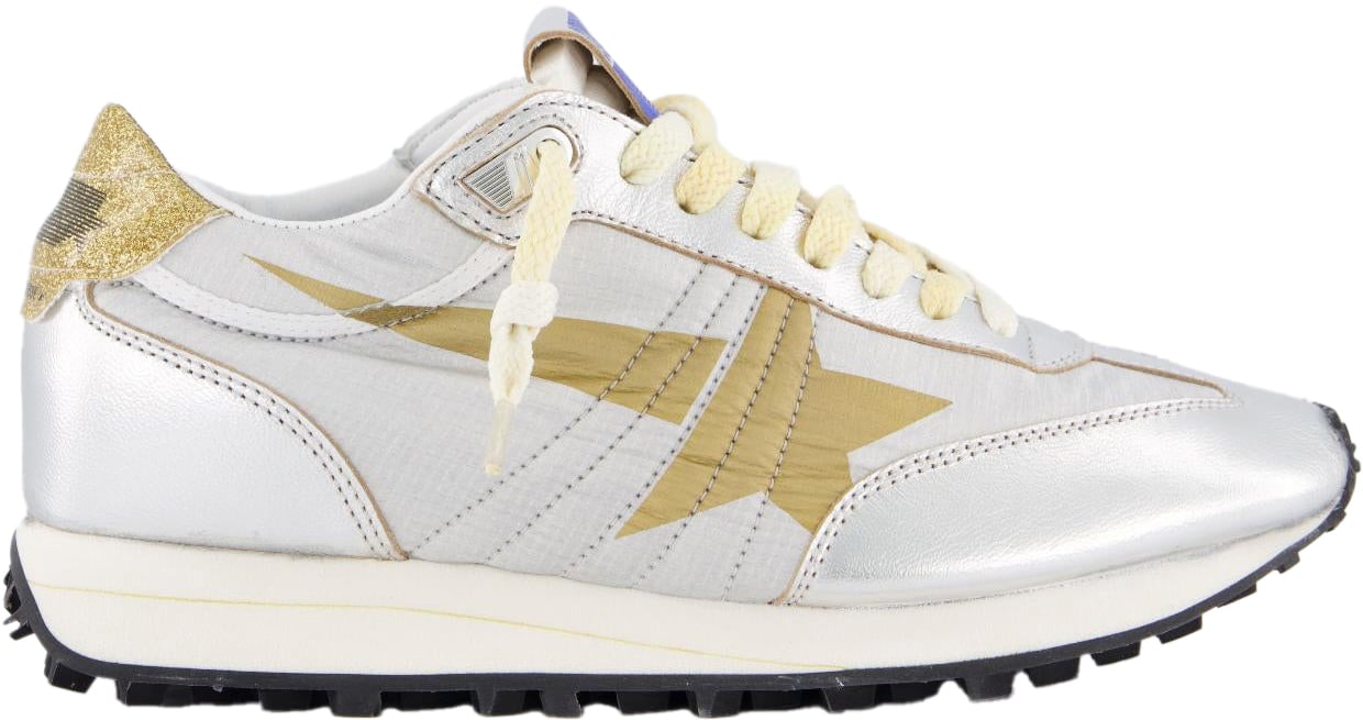Golden Goose Dames Running Marathon Metallic Metallic