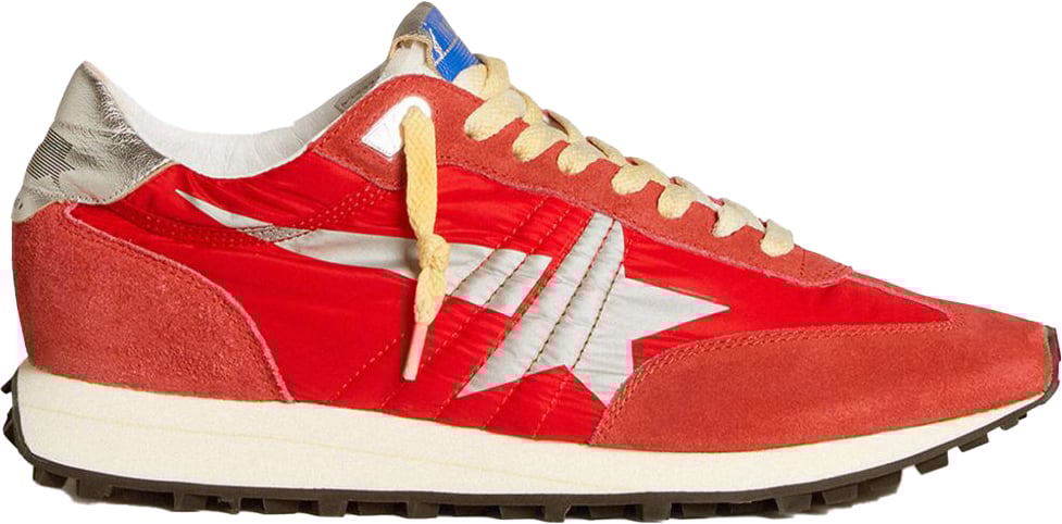 Golden Goose Sneakers Red Silver Rood
