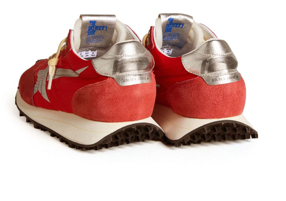 Golden Goose Sneakers Red Silver Rood