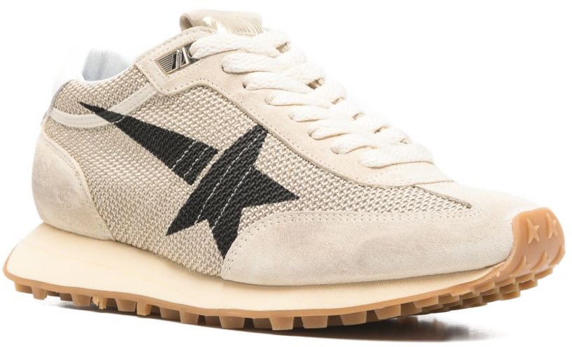 Golden Goose Sneakers Beige Black Beige