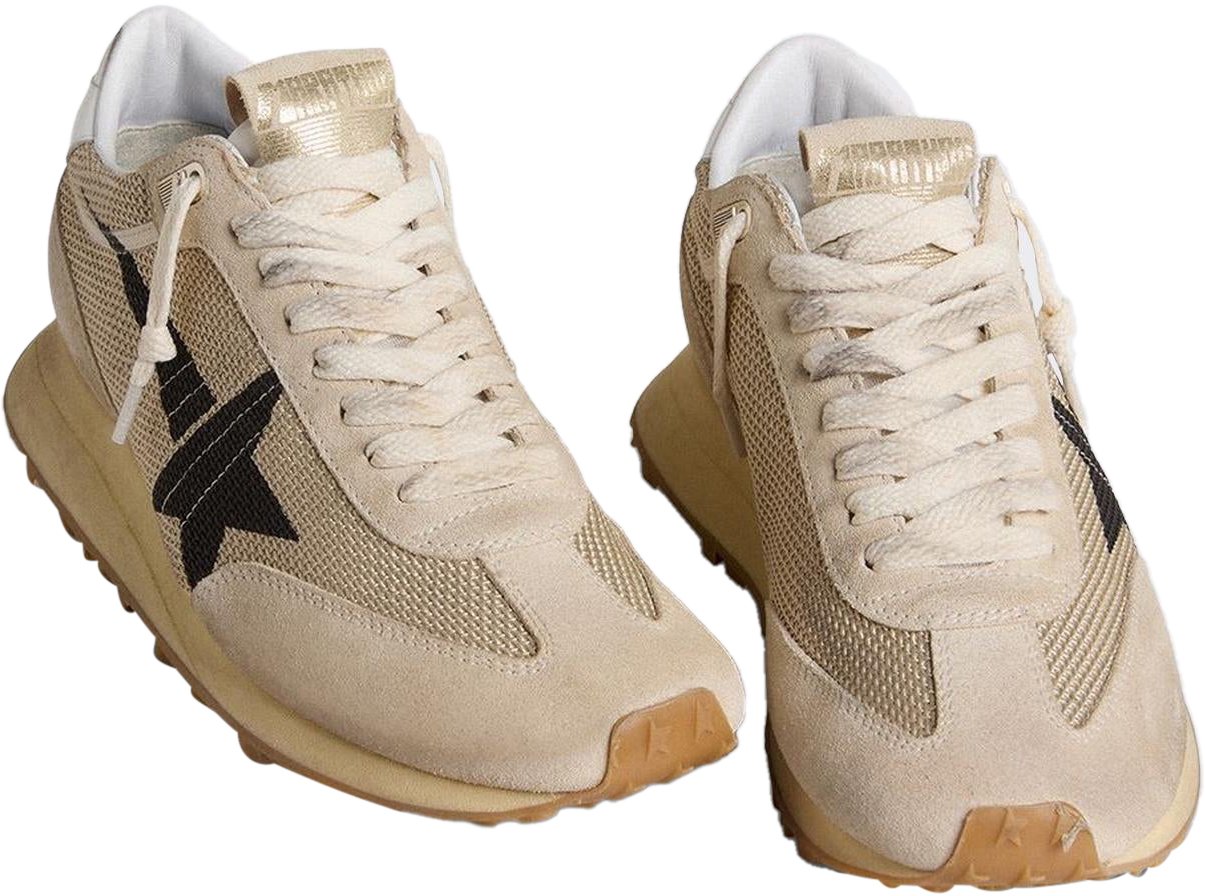 Golden Goose Dames Running Marathon Beige
