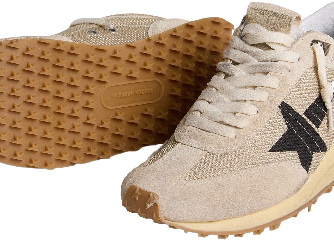 Golden Goose Dames Running Marathon Beige