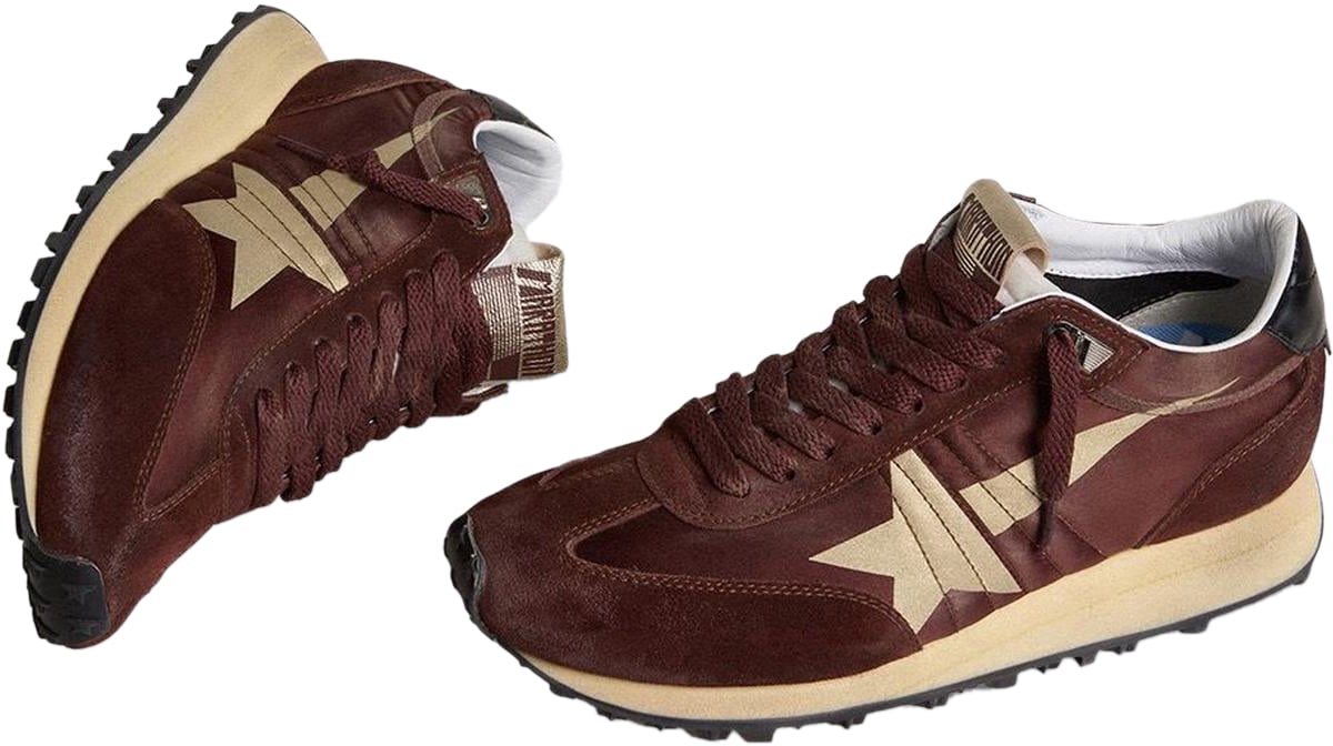 Golden Goose Dames Running Marathon sneakers Bruin