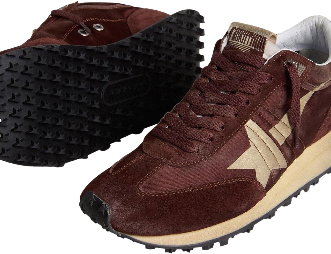 Golden Goose Dames Running Marathon sneakers Bruin