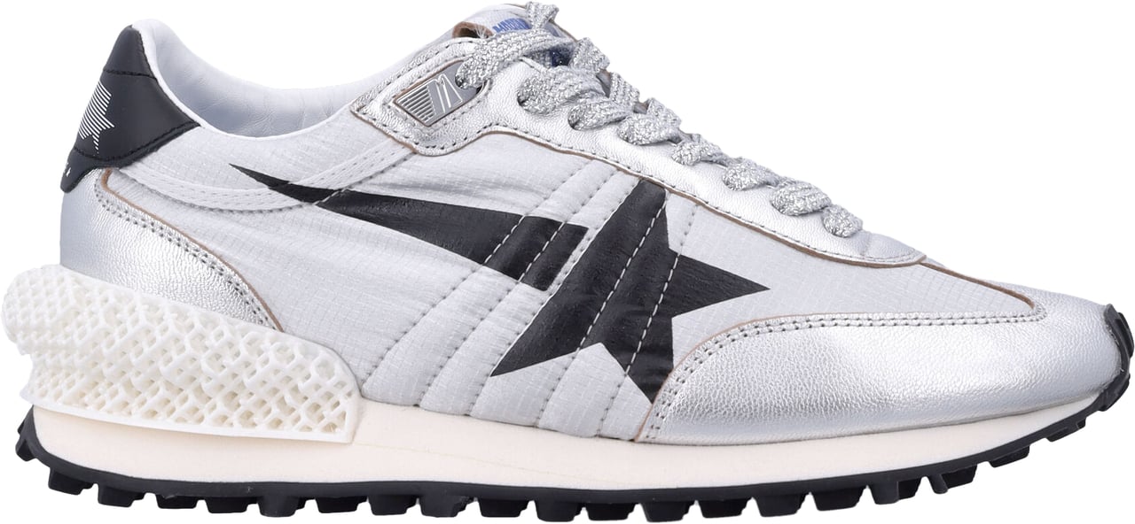 Golden Goose Runnin Marathon Silver/Black Zilver