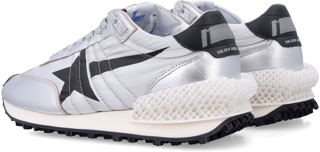 Golden Goose Runnin Marathon Silver/Black Zilver