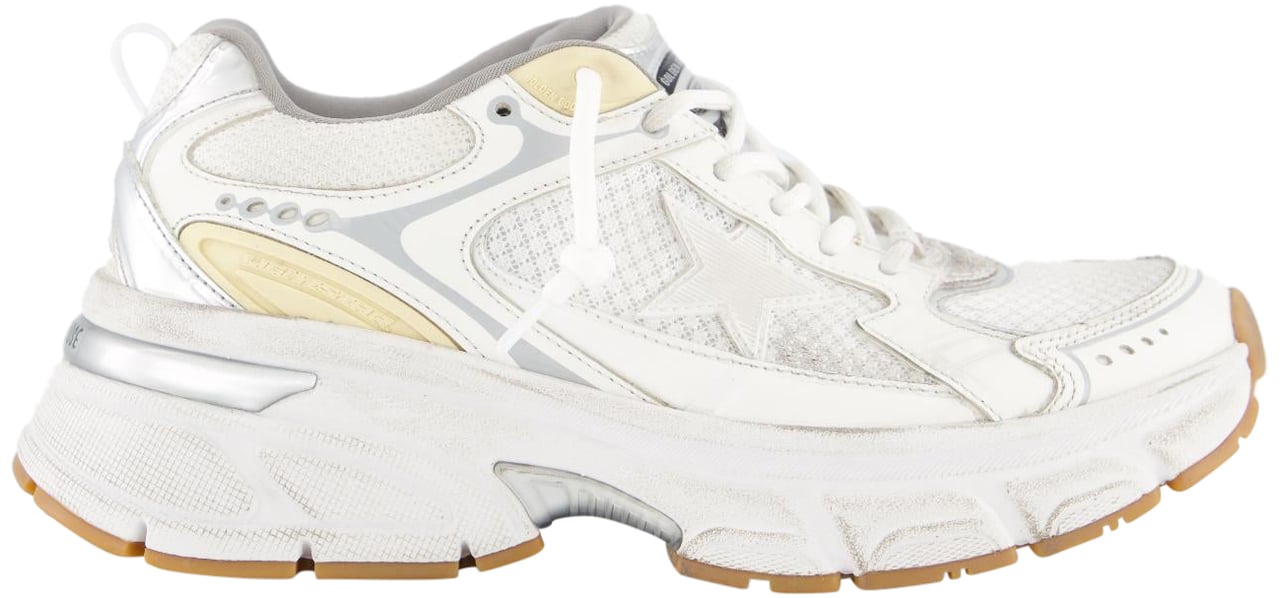 Golden Goose Dames Lightstar Sneaker Wit Wit