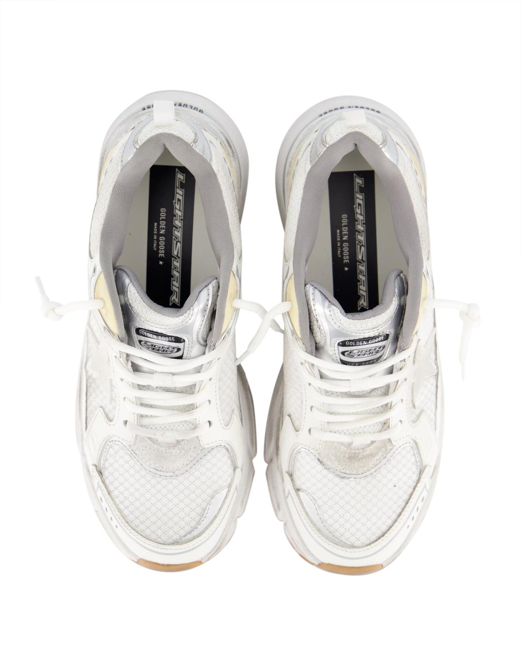 Golden Goose Dames Lightstar Sneaker Wit Wit