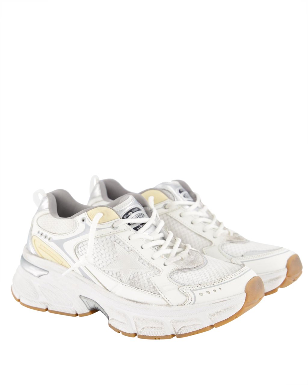 Golden Goose Dames Lightstar Sneaker Wit Wit