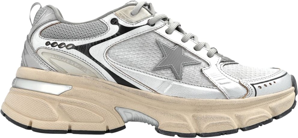 Golden Goose Sneakers Grey/Silver/Black Lichtgrijs
