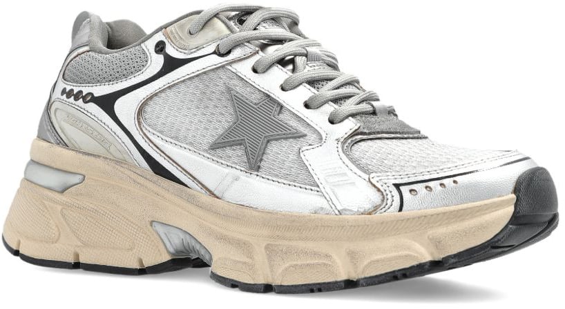 Golden Goose Sneakers Grey/Silver/Black Lichtgrijs
