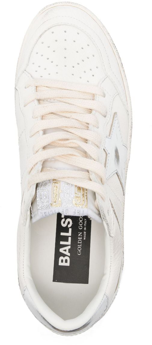 Golden Goose Sneakers Silver Zilver