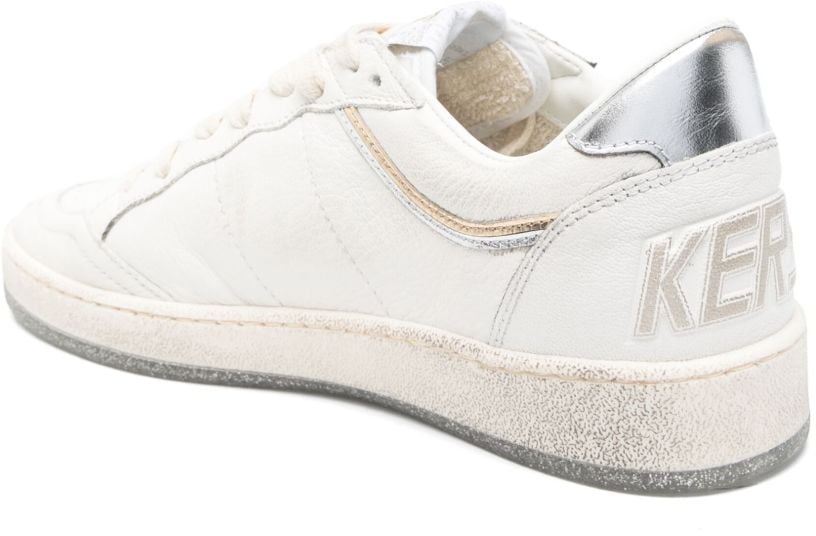 Golden Goose Sneakers Silver Zilver