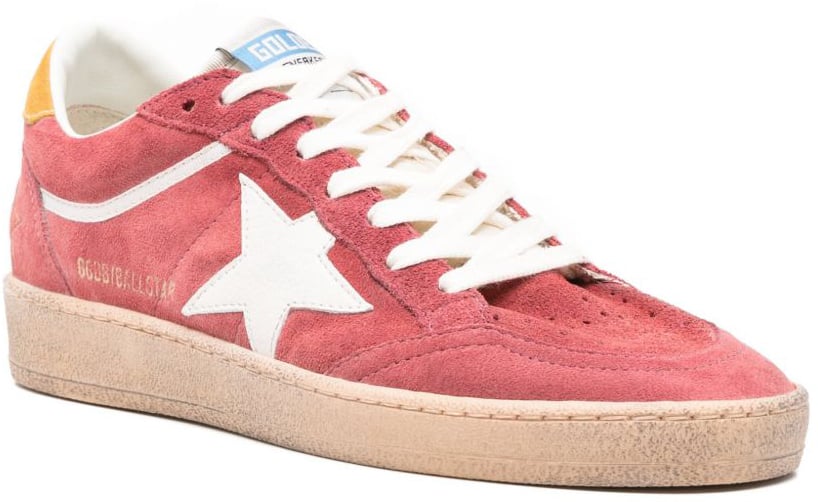 Golden Goose Sneakers Brick Red Maroon