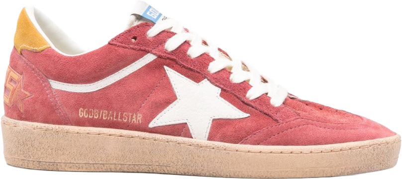 Golden Goose Sneakers Brick Red Maroon